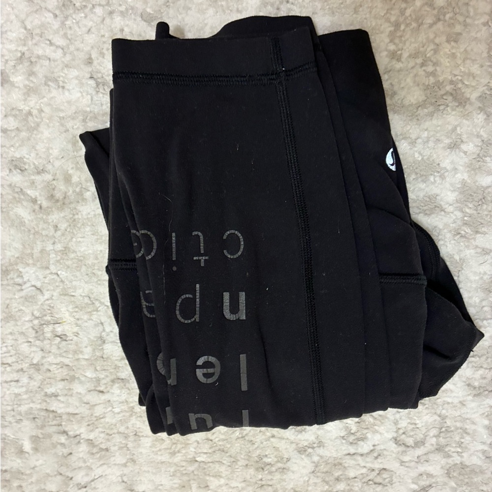Lululemon athletica Jet Black Leggings